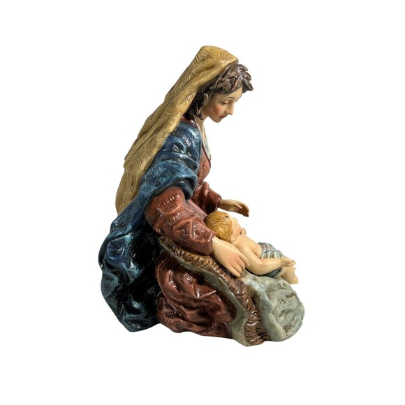 Vintage Grandeur Noel Nativity Set Replacement Piece O’Well Figurine Mary & Baby - Picture 16 of 16